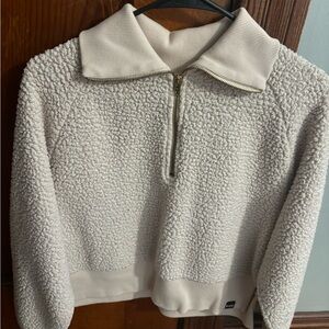 PINK Victoria's Secret Cream Sherpa Jacket